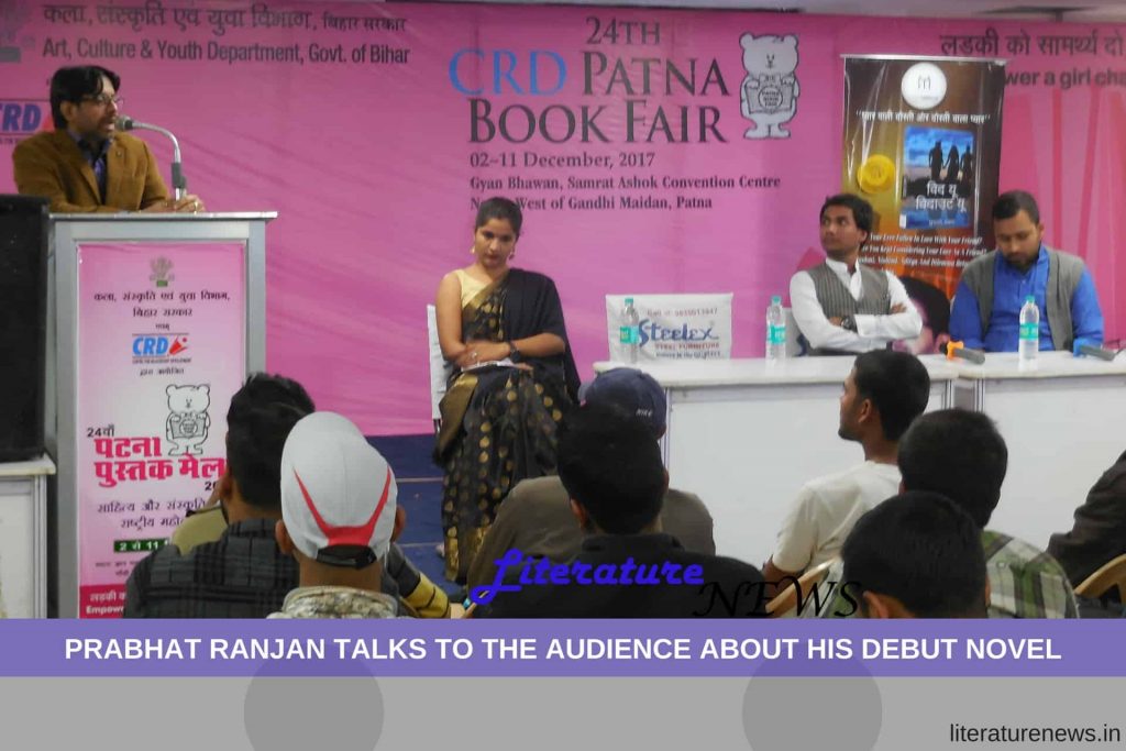 Prabhat Ranjan in Patna Book Fair