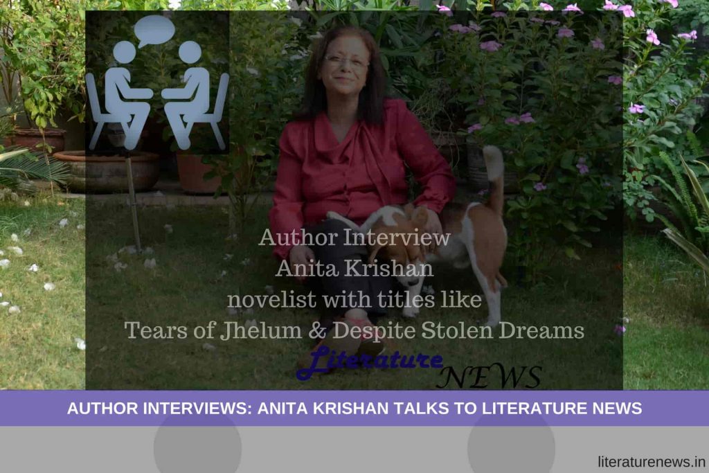 Anita Krishan interview literature news