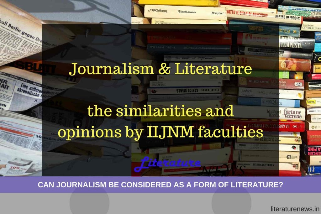 JOURNALISM and literature news