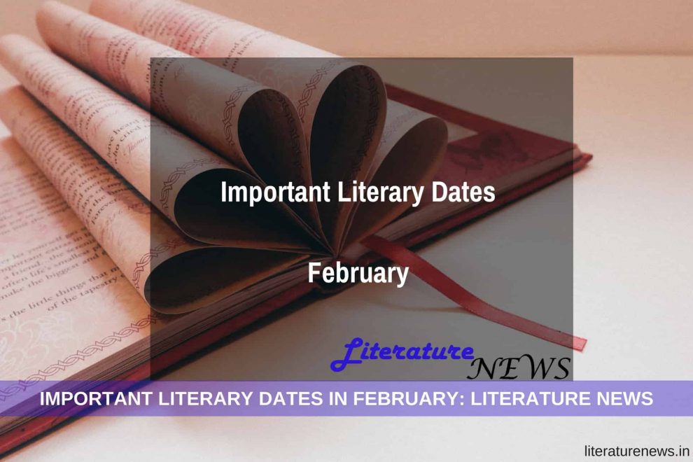 February important literary dates