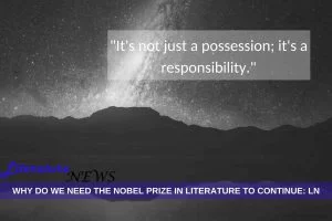 Nobel Prize in literature no 2018