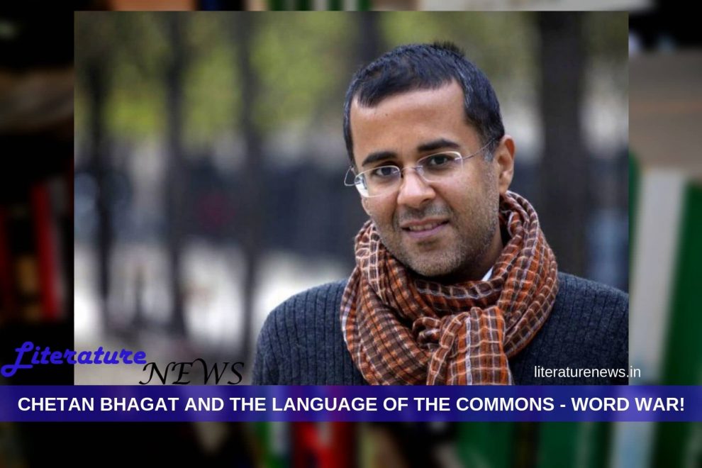 Chetan Bhagat language of novels literature India