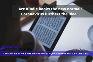 KINDLE BOOKS are the new normal during the coronavirus lockdown
