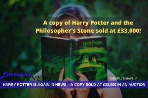 Harry Potter copy sold at £33,000 in an auction news literature
