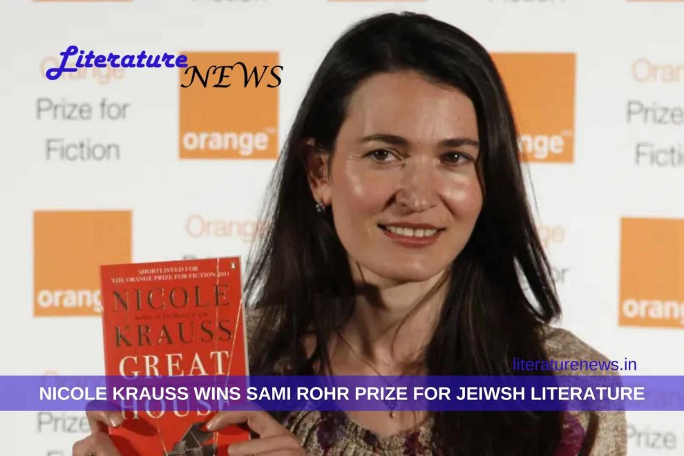 Nicole Krauss sami rohr prize fiction jewish literature