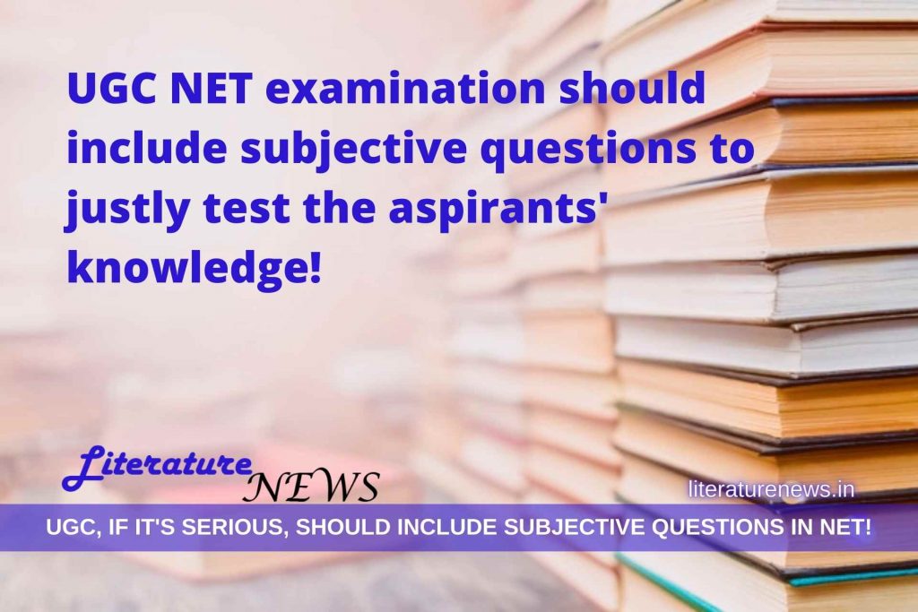 UGC NET examination subjective objective