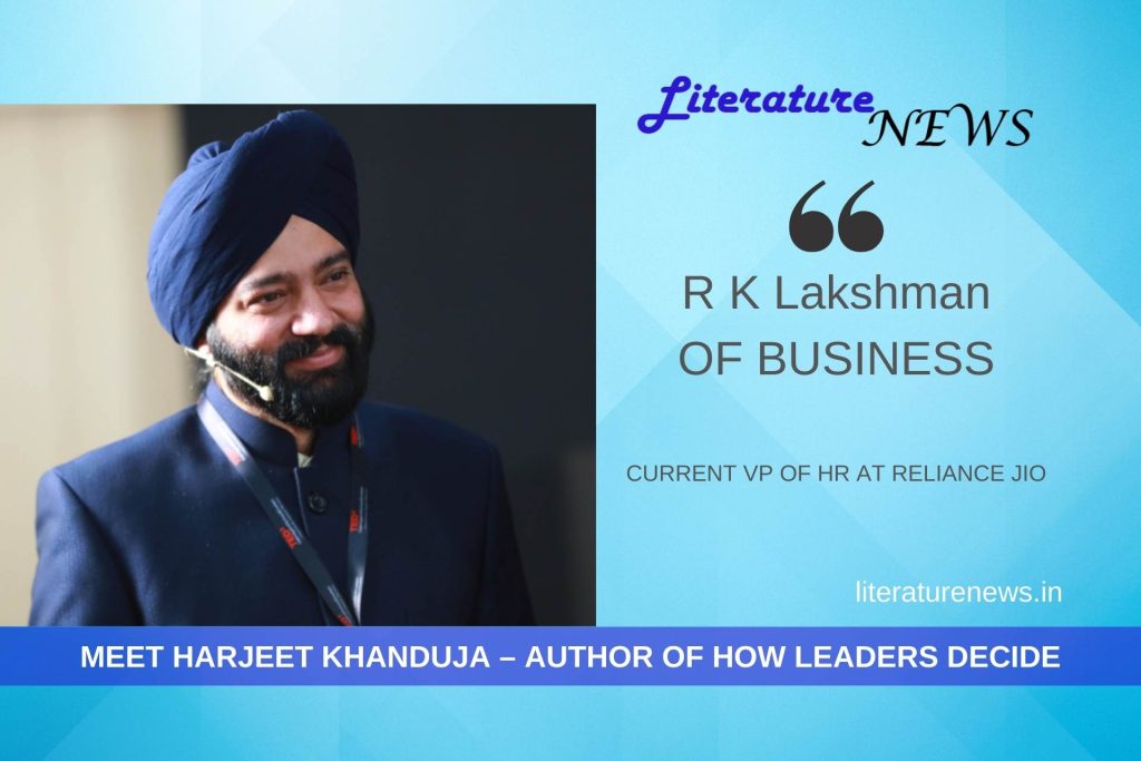 Harjeet Khanduja R K Lakshman of Business India books author