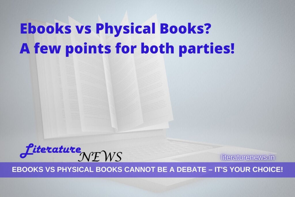 Ebooks vs physical paperback books you cannot choose one debate topic