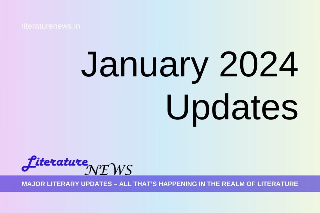 updates from the world of literature 2024 books news articles releases events news