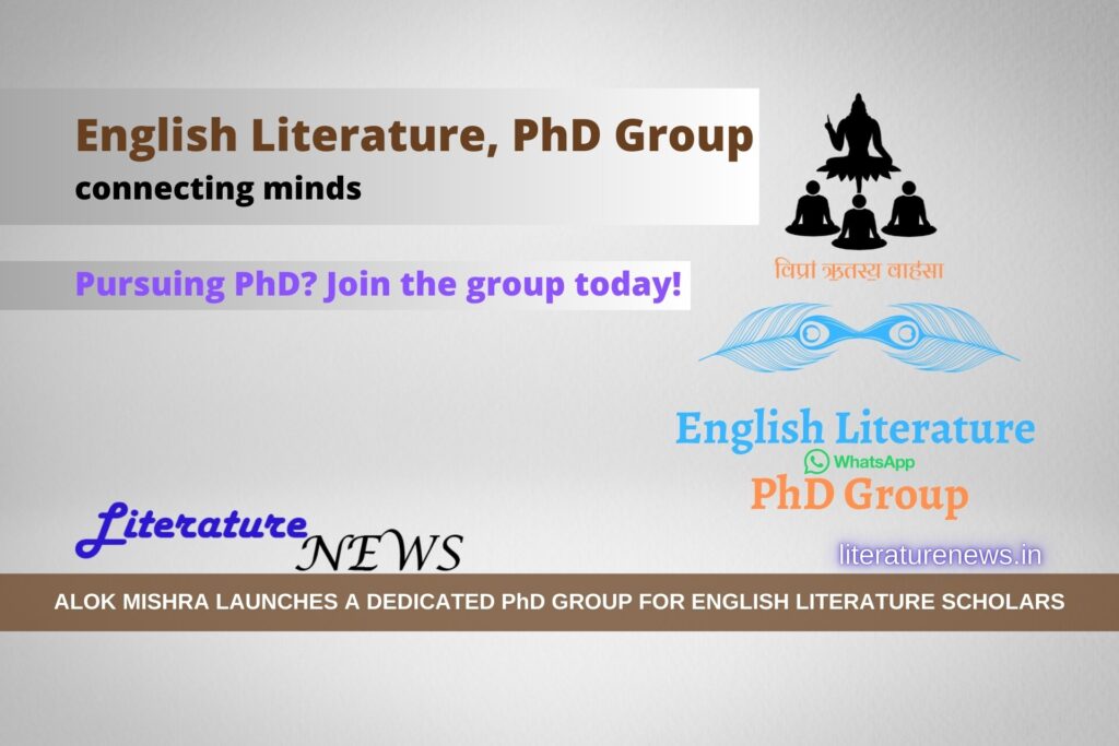 English Literature, PhD Group connecting minds literature news