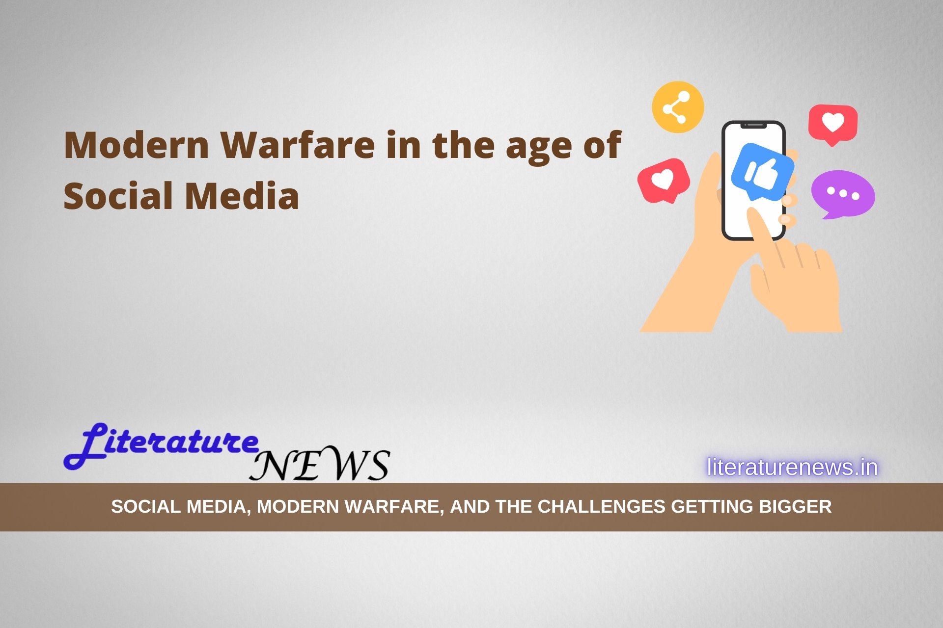 Modern Warfare in the age of social media challenges Literature News